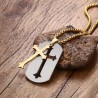 Removable cross pendant with stainless steel necklaceNecklaces