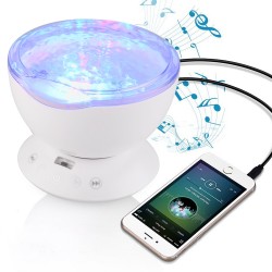 Ocean waves - starry sky - USB LED night light - projectorDecoration