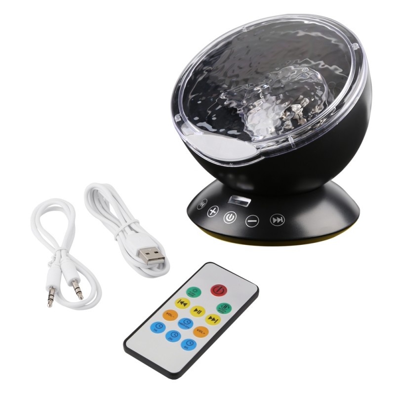 Ocean waves - starry sky - USB LED night light - projectorDecoration