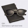 Classic Half Metal Polarized Sunglasses UnisexSunglasses