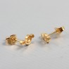 Golden music note stud earringsEarrings