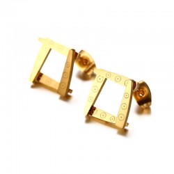 Irregular Square Shape Necklace & Earrings Jewellery SetJewellery Sets