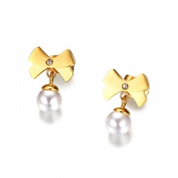 Bowknot & Pearl Fashion Jewellery SetJewellery Sets