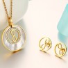 Round Pearl & Gold Jewellery SetJewellery Sets