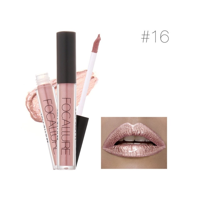 Long Lasting Lipstick Nude Gold Metallic LipglossLipsticks
