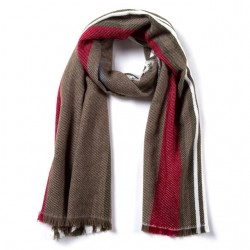 Striped Winter Scarf Soft ShawlScarves