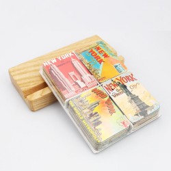 New York themes - fridge magnets - 24 piecesFridge magnets