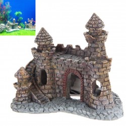 Fish Tank Aquarium Resin Castle Tower OrnamentAquarium