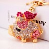 Crystal pig keychainKeyrings