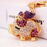 Crystal pig keychainKeyrings