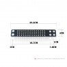 Four Row Rivet Stud Leather Bracelet UnisexBracelets