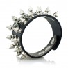 Gothic leather bracelet with skull & rivets - unisexBracelets