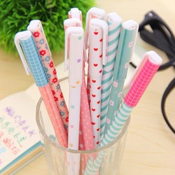 Flowery Design Color Gel Pens 10pcsPens & Pencils