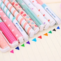 Flowery Design Color Gel Pens 10pcsPens & Pencils