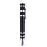 8 in 1 Aluminum Alloy Pen Style Multi-Tool Screwdriver SetScrewdrivers