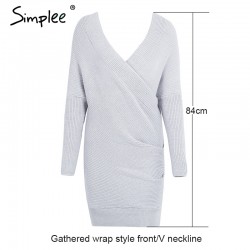 Sexy Cross Knitting Sweater PulloverHoodies & Jumpers