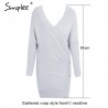 Sexy Cross Knitting Sweater PulloverHoodies & Jumpers