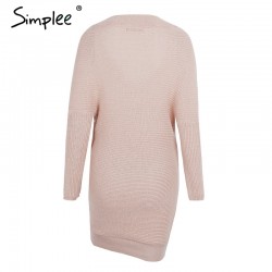 Sexy Cross Knitting Sweater PulloverHoodies & Jumpers