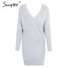 Sexy Cross Knitting Sweater PulloverHoodies & Jumpers