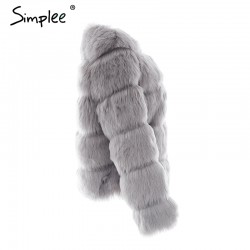 Vintage Fluffy Fur CoatJackets