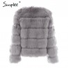 Vintage Fluffy Fur CoatJackets