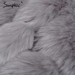 Vintage Fluffy Fur CoatJackets