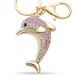 Crystal dolphin - keyringKeyrings