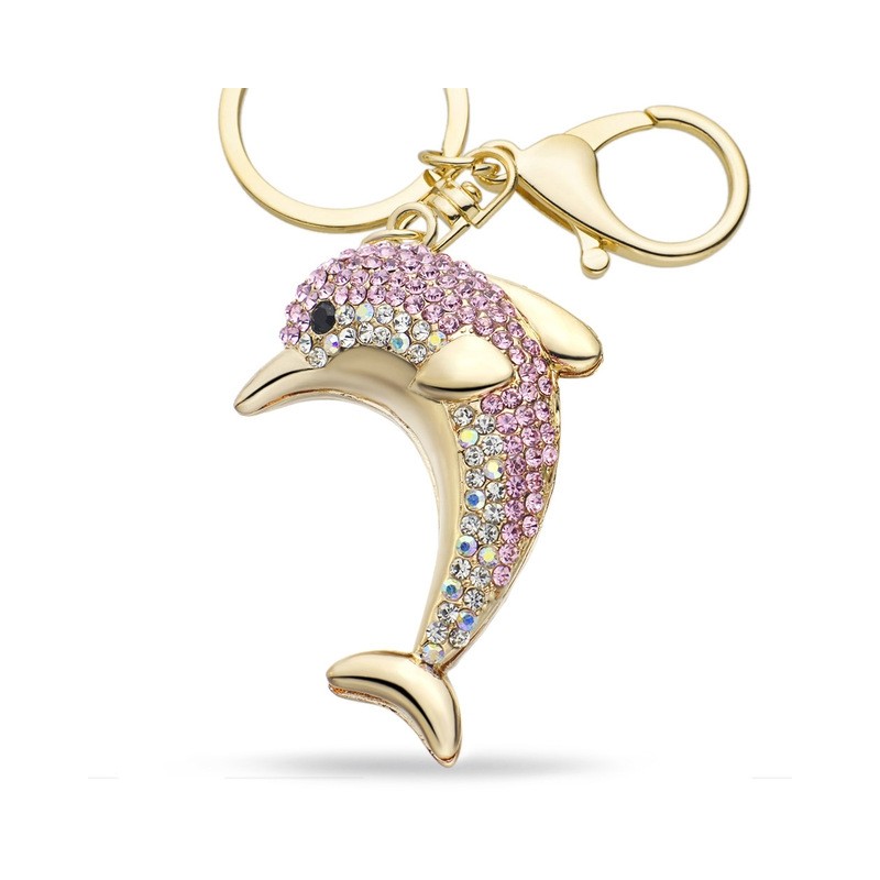 Crystal dolphin - keyringKeyrings