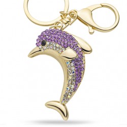 Crystal dolphin - keyringKeyrings