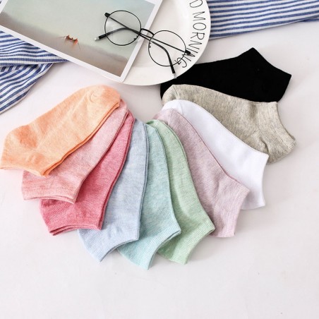 Candy Colors Cotton Socks 10 pairsAccessories