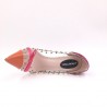 Transparent PVC Rivet Bow High Heel PumpsHigh heels