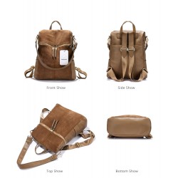 Vintage leather shoulder bag - backpackBags
