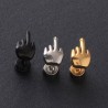 Middle finger earring - stainless steelEarrings