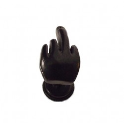 Middle finger earring - stainless steelEarrings