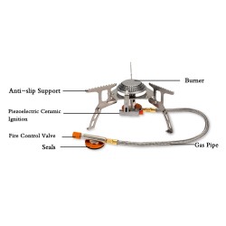 3000W mini foldable camping gas stoveOutdoor & Camping
