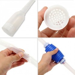 Aquarium - fish tank water cleaner - suction pipe - filter - pump 140cmAquarium