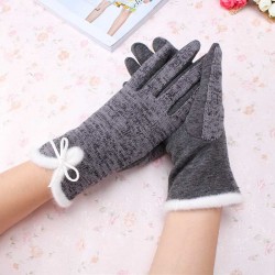 Cotton Wool Cashmere Elegant Ladies GlovesGloves