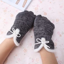 Cotton Wool Cashmere Elegant Ladies GlovesGloves