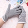 Cotton Wool Cashmere Elegant Ladies GlovesGloves