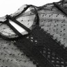 Lace Applique Sheer Dot Mesh BodysuitBlouses & shirts