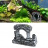 Aquarium Fish Tank Decoration Resin Rome Square Stone PillarsAquarium