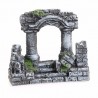 Aquarium Fish Tank Decoration Resin Rome Square Stone PillarsAquarium