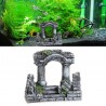 Aquarium Fish Tank Decoration Resin Rome Square Stone PillarsAquarium