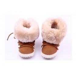 Newborn Toddler Cotton Soft Thick Warm Fleece Shoes Boots First WalkersBaby & Kids