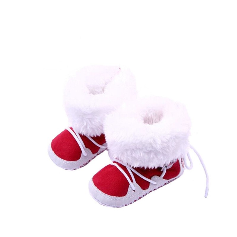 Newborn Toddler Cotton Soft Thick Warm Fleece Shoes Boots First WalkersBaby & Kids