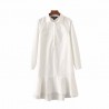 Casual Mini Ruffles Tunic DressDresses