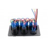 6 Gang 12V switch panel - 5V Dual USB - digital voltmeterSwitches
