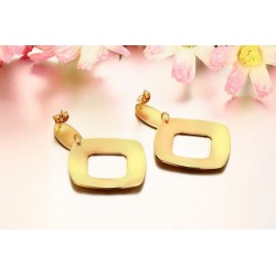 Geometric Gold Stud EarringsEarrings