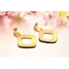 Geometric Gold Stud EarringsEarrings