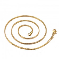Gold & Silver stainless steel necklace unisexNecklaces